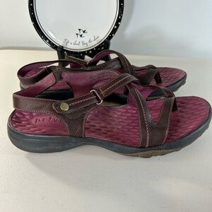 Privo by Clark’s leather sandals size 9.5 great condition